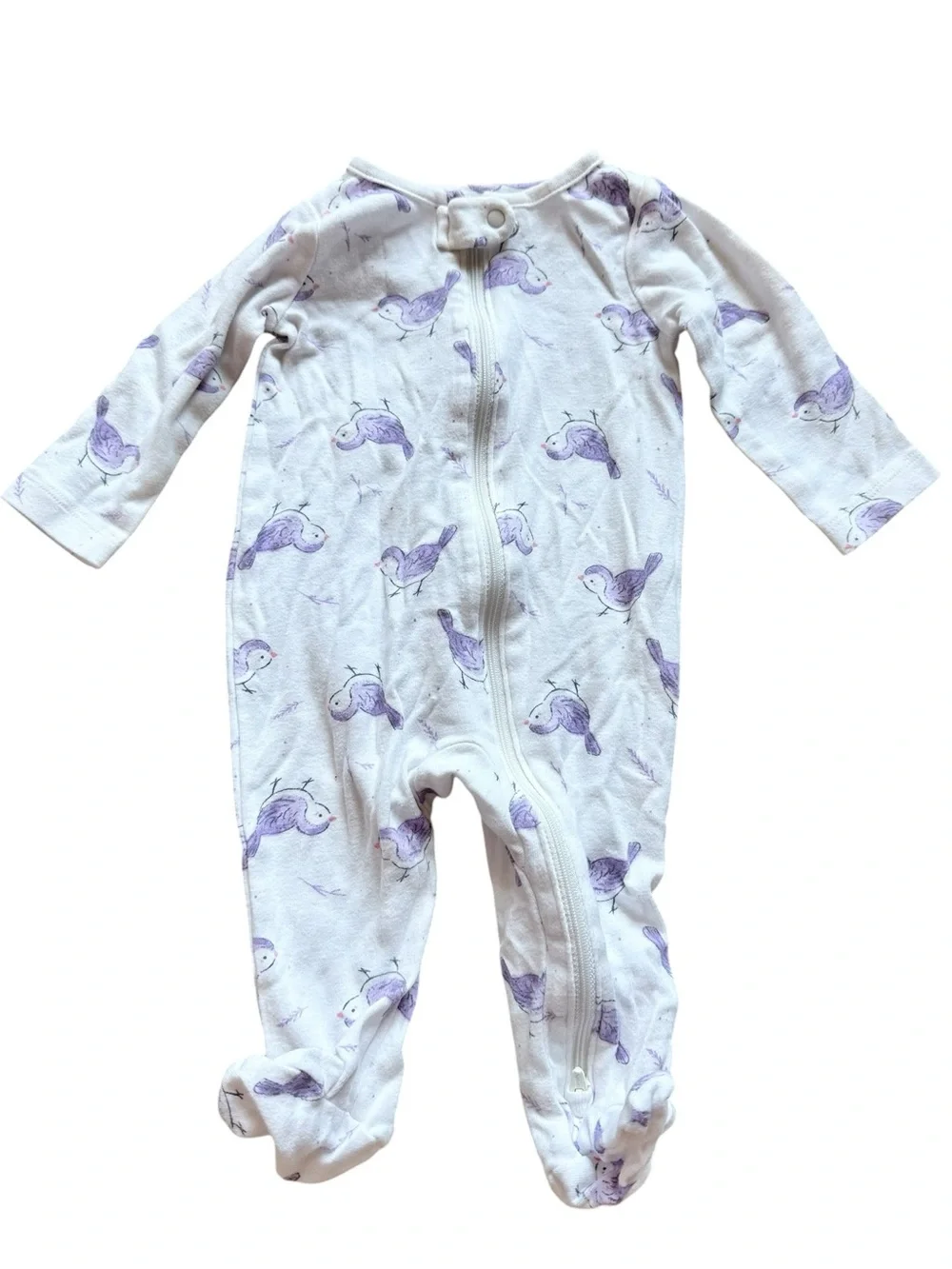 Carter’s lot of 5 Size 3-6 Month zip closure sleeper footed pajamas